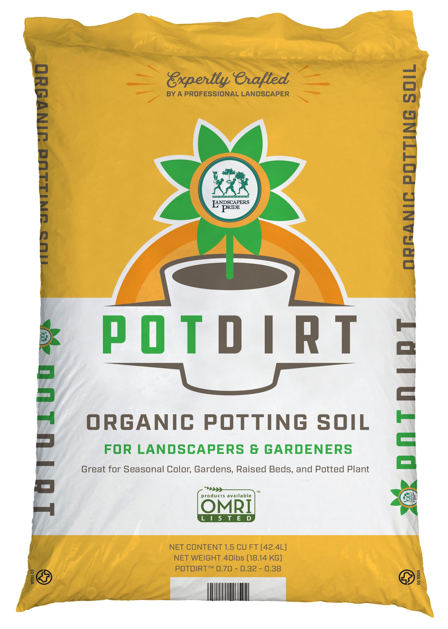 weight of potting mix Bag Soil (1.5 cubic feet) – Pot Dirt